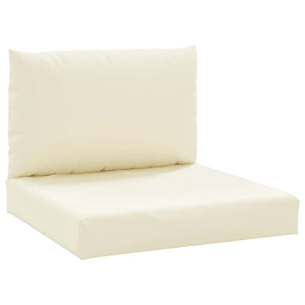 Vidaxl Pallet Cushions 2 St Oxford Fabric Crèmewit