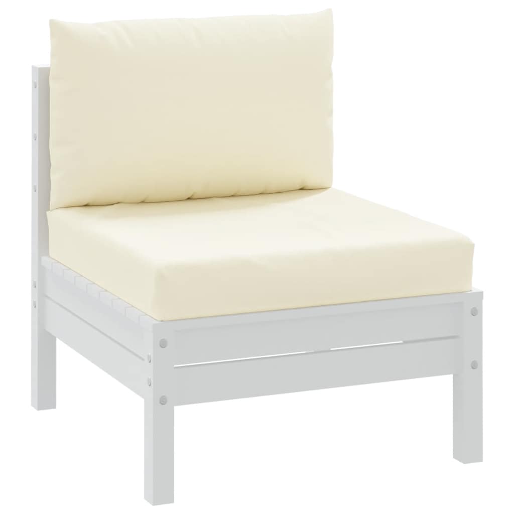 Vidaxl Pallet Cushions 2 St Oxford Fabric Crèmewit