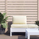 Vidaxl Pallet Cushions 2 St Oxford Fabric Crèmewit