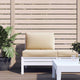 Coussins de palette vidaxl 2 st tissu beige