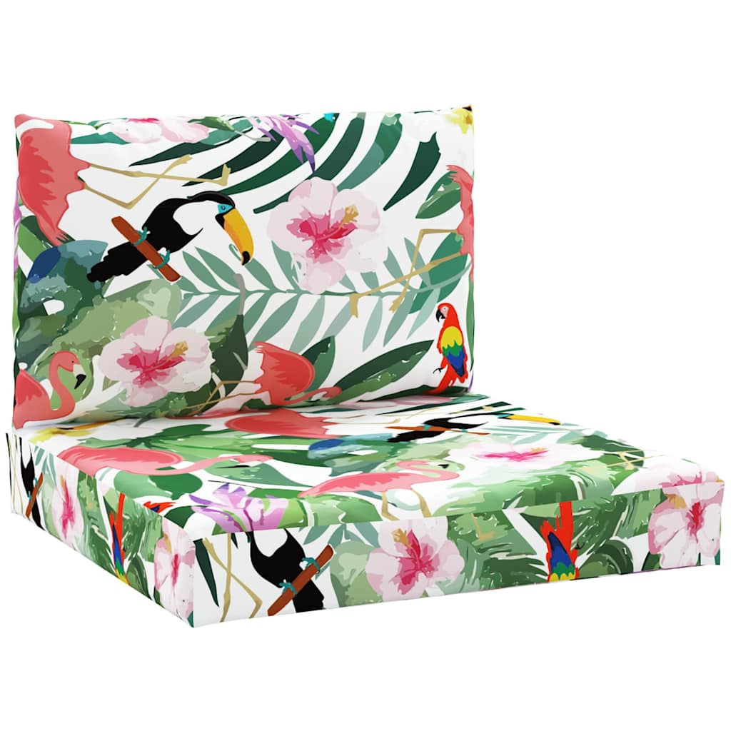Vidaxl Pallet Cushions 2 St Oxford tissu multiples