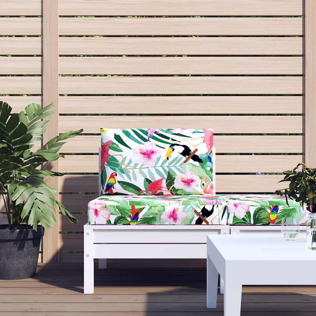 Vidaxl Pallet Cushions 2 St Oxford tissu multiples