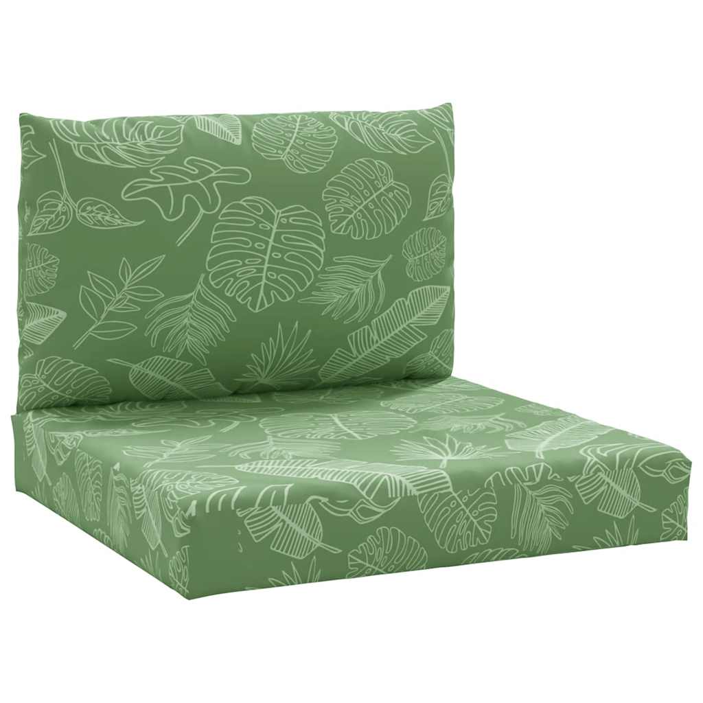 Coussins de palette vidaxl 2 stands de feuille de feuille oxford tissu