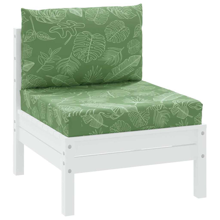 Coussins de palette vidaxl 2 stands de feuille de feuille oxford tissu