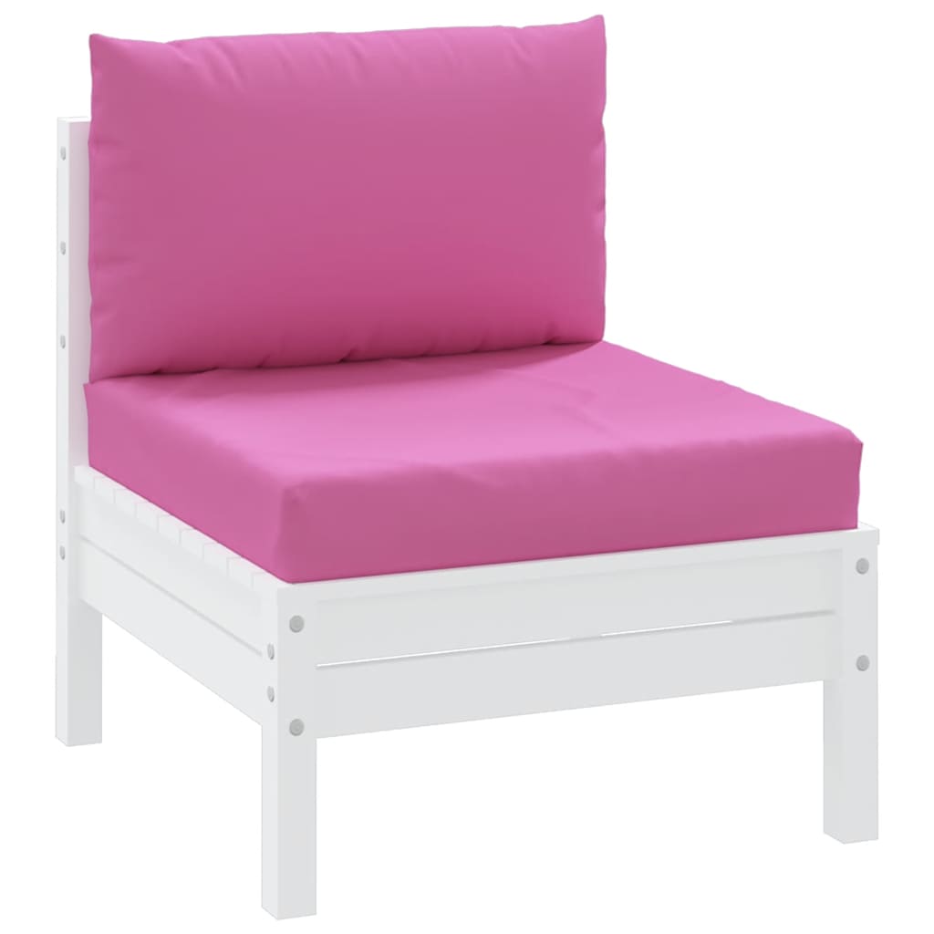 Coussins de palette vidaxl 2 st oxford tissu rose