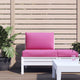 Coussins de palette vidaxl 2 st oxford tissu rose