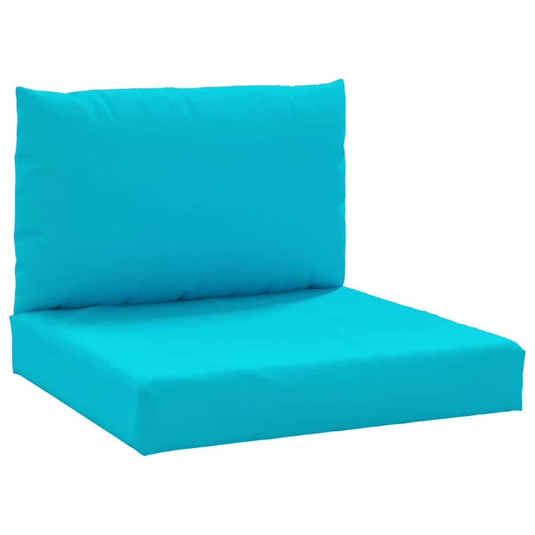 Vidaxl Pallet Cushions 2 St Oxford tissu turquoise