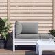 VidaXL coussins de palette 3 pcs tissu oxford gris