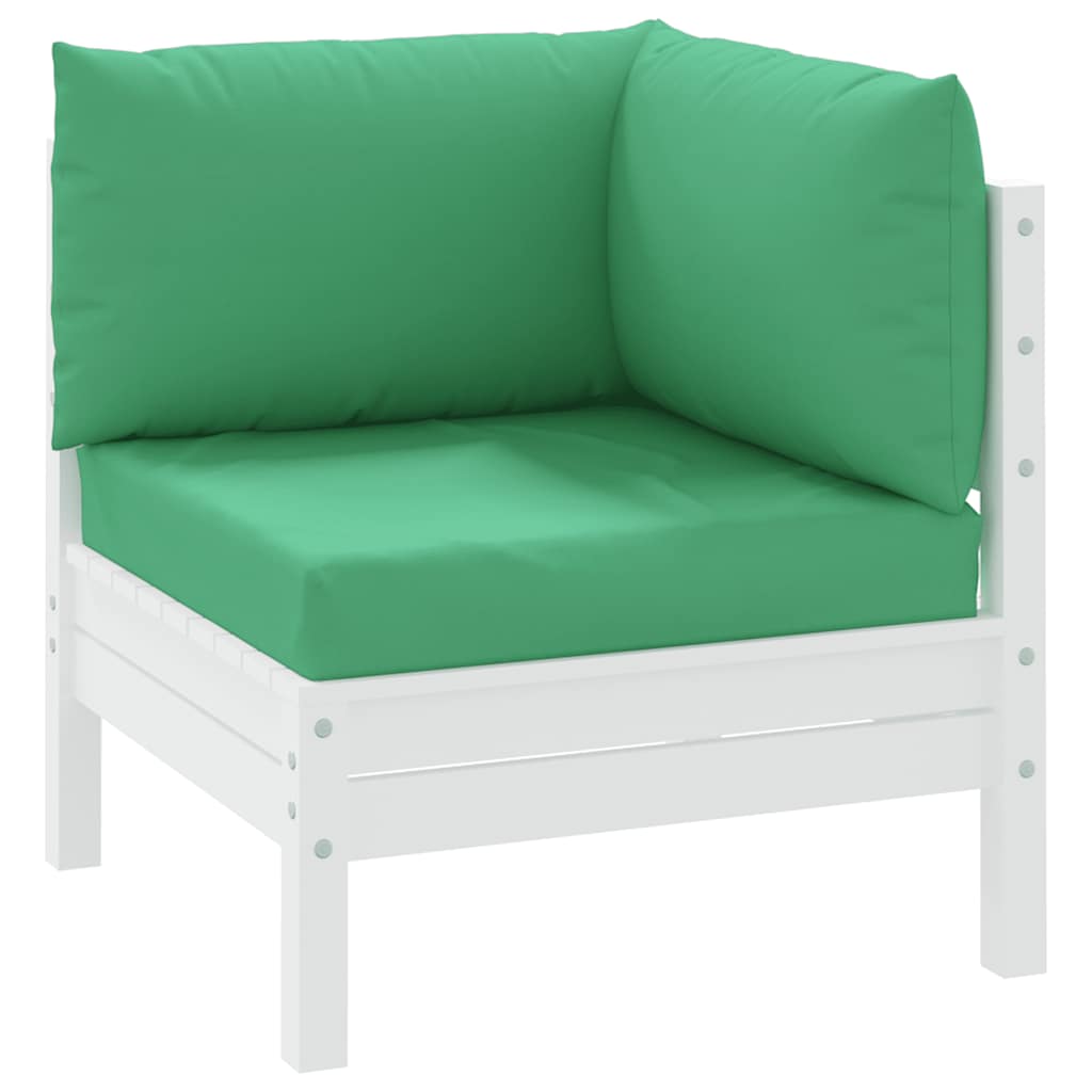 VidaXL coussins de palette 3 pcs tissu oxford vert