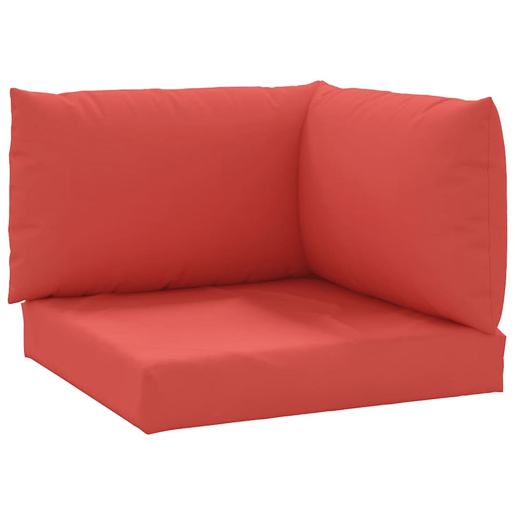 VidaXL coussins de palette 3 pcs tissu oxford rouge