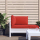 VidaXL coussins de palette 3 pcs tissu oxford rouge