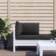 VidaXL coussins de palette 3 pcs tissu oxford noir