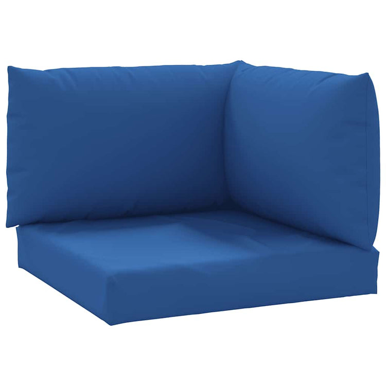 VidaXL coussins de palette 3 pcs tissu oxford bleu