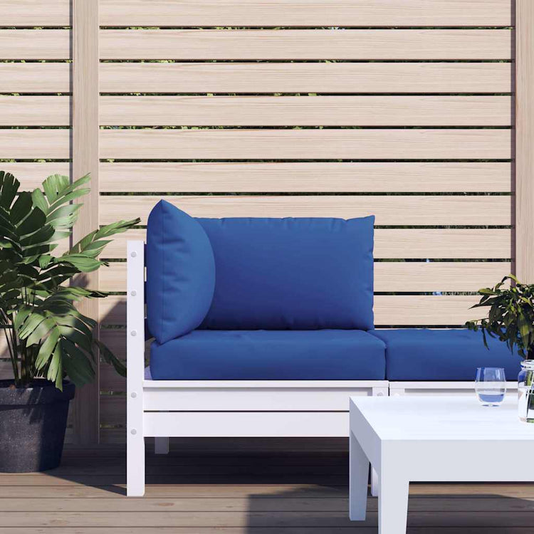VidaXL coussins de palette 3 pcs tissu oxford bleu