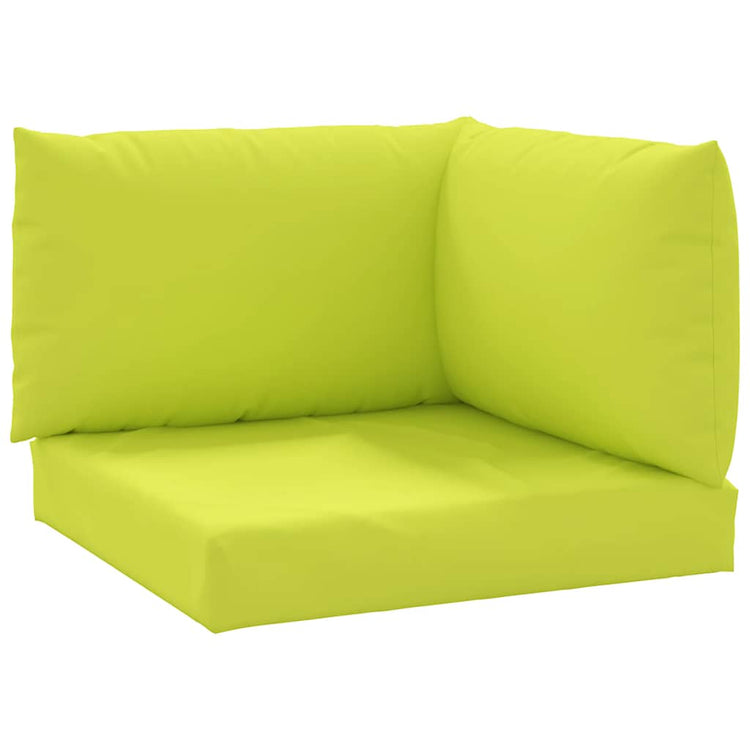VidaXL coussins de palette 3 pcs tissu oxford vert vif