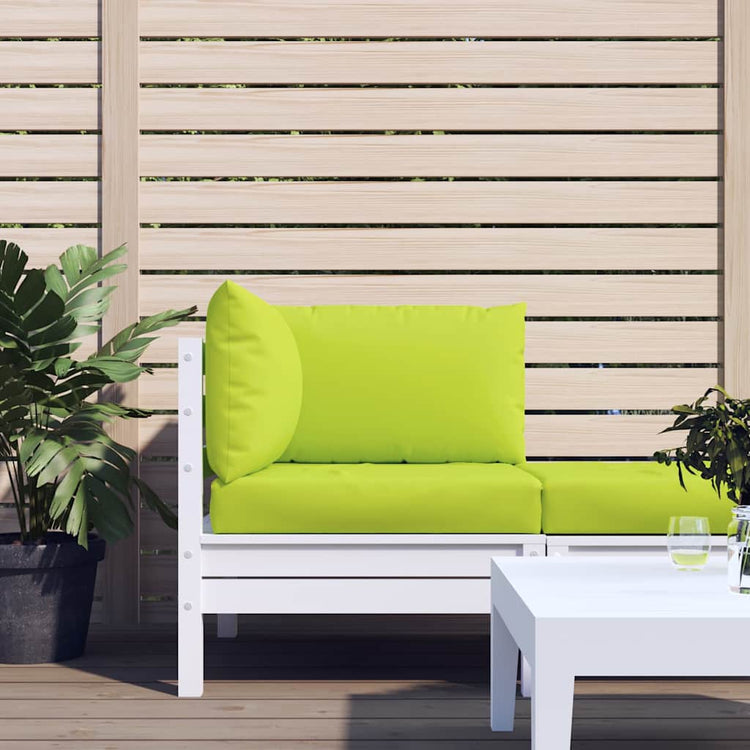 VidaXL coussins de palette 3 pcs tissu oxford vert vif