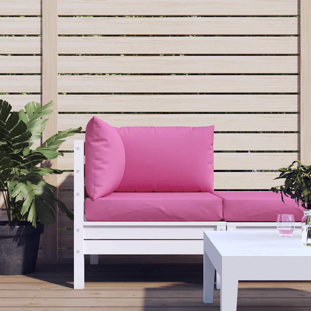 Coussins de palette vidaxl 3 tissu st oxford rose