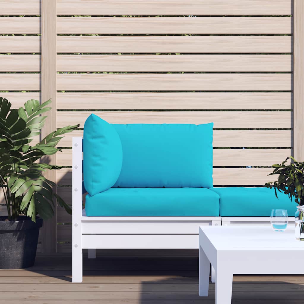 Coussins de palette vidaxl 3 Turquoise de tissu st oxford