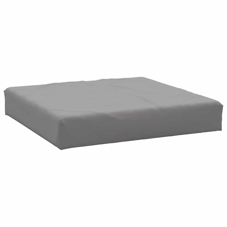 Coussin de palette vidaxl 60x60x8 cm gris tissu oxford