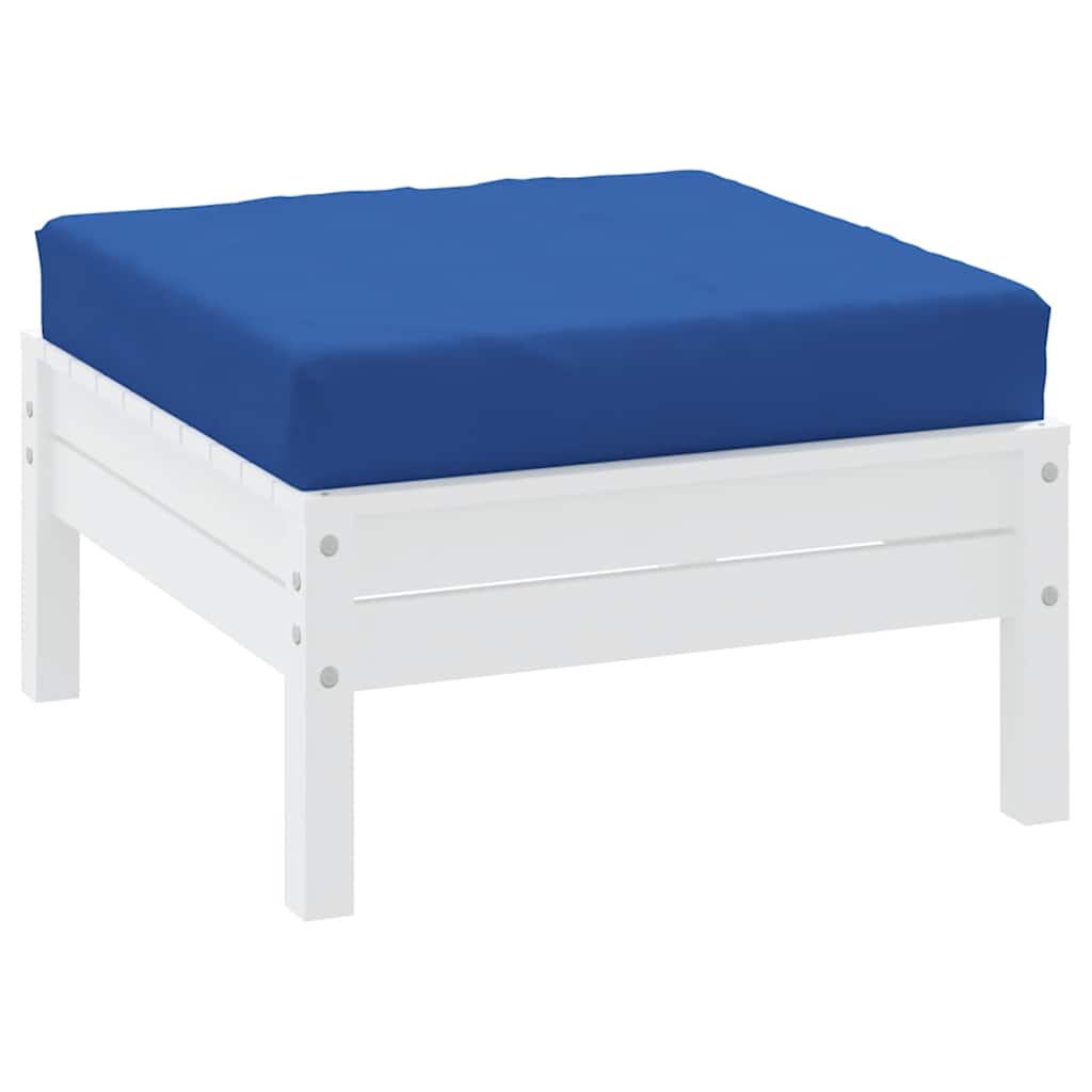 Coussin de palette vidaxl 60x60x8 cm Oxford tissu bleu