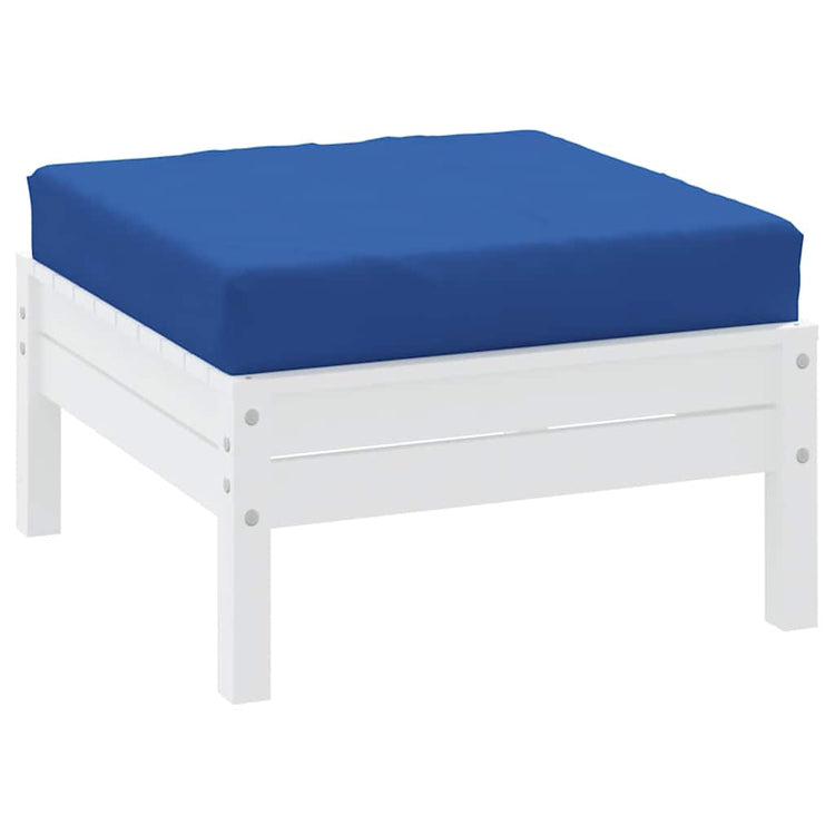 Coussin de palette vidaxl 60x60x8 cm Oxford tissu bleu
