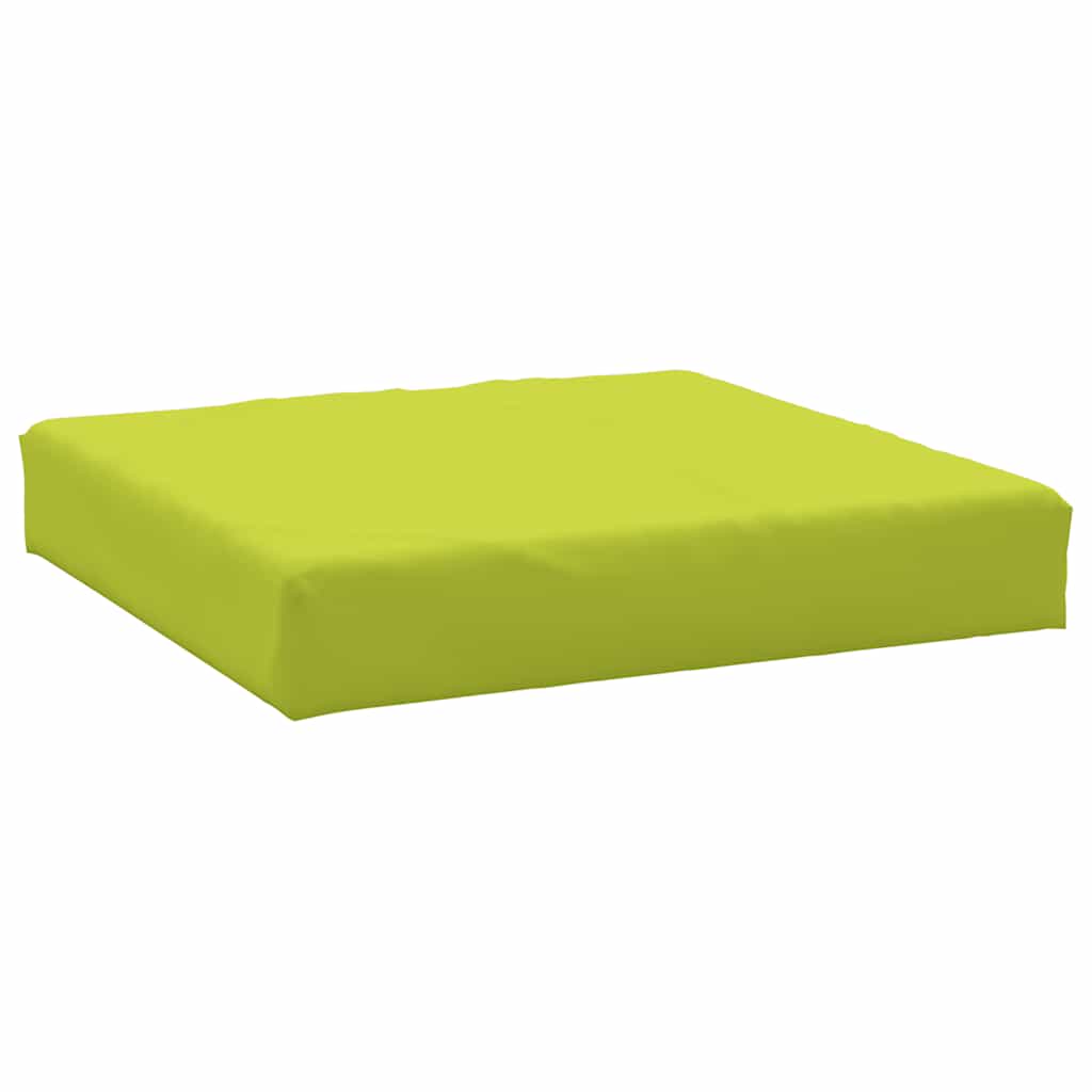 Coussin de palette Vidaxl 60x60x8 cm Tissu oxford vert brillant