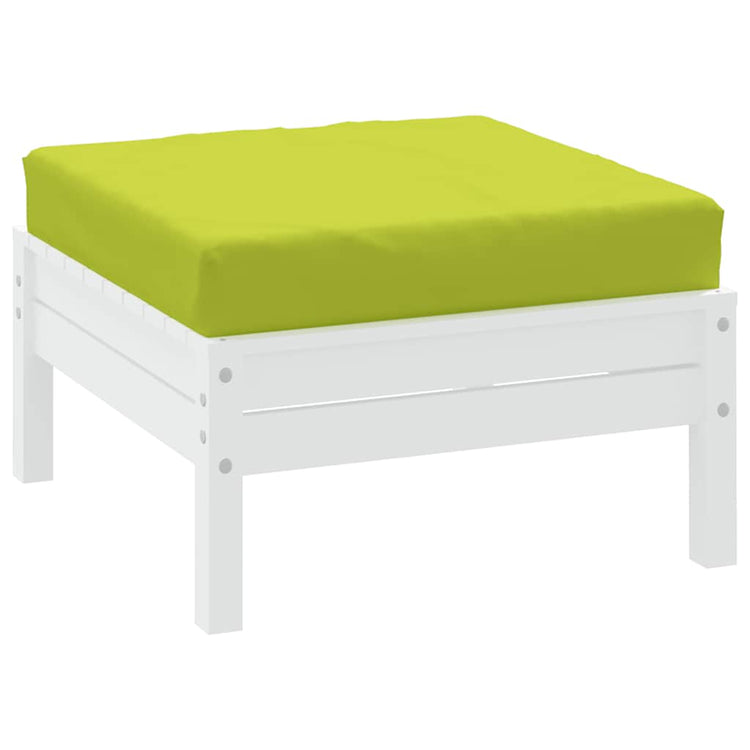 Coussin de palette Vidaxl 60x60x8 cm Tissu oxford vert brillant