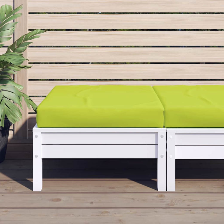 Coussin de palette Vidaxl 60x60x8 cm Tissu oxford vert brillant