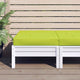 Coussin de palette Vidaxl 60x60x8 cm Tissu oxford vert brillant
