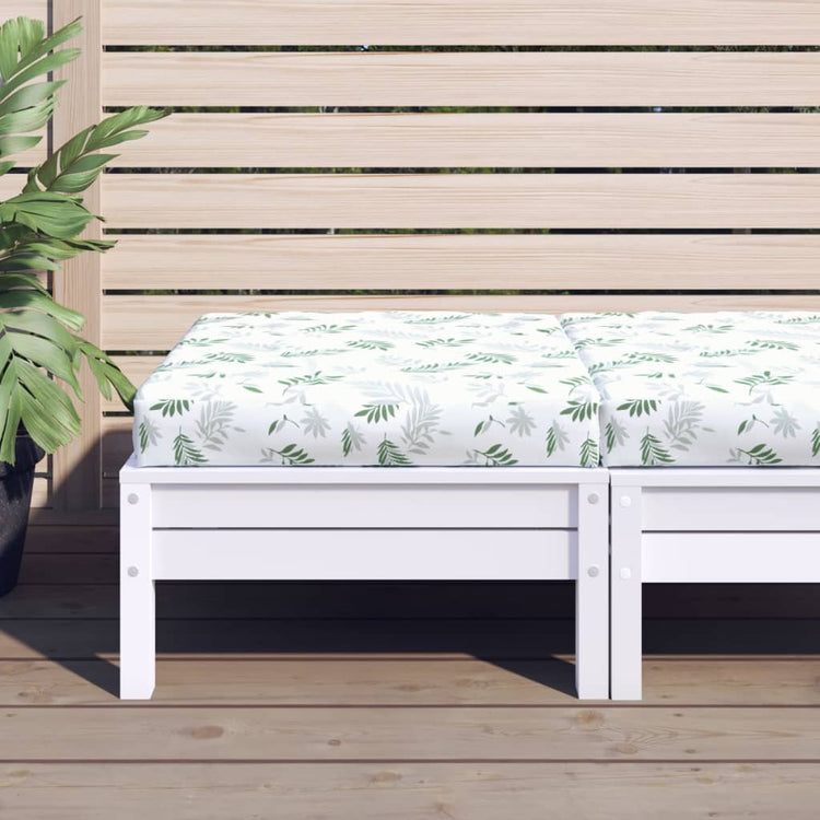 Vidaxl Pallet Cushion Leaf motif 60x60x8 cm Oxford tissu