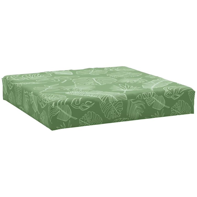 Vidaxl Pallet Cushion Leaf motif 60x60x8 cm Oxford tissu