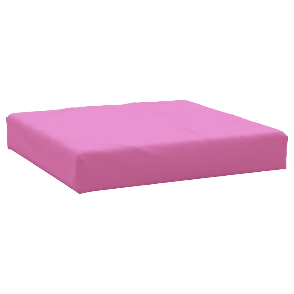 Coussin de palette vidaxl 60x60x8 cm tissu oxford rose