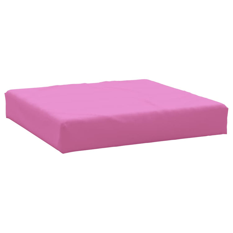 Coussin de palette vidaxl 60x60x8 cm tissu oxford rose
