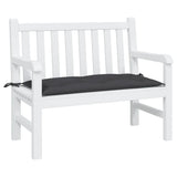 Vidaxl jardin banc coussin 110x50x7 cm tissu oxford noir - afbeelding 3