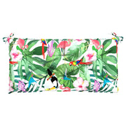 Vidaxl jardin banc coussin 110x50x7 cm tissu multi-colorant - afbeelding 2