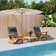 Coussins de chaise Vidaxl 2 St Adirondack Oxford tissu anthracite -colored - afbeelding 1