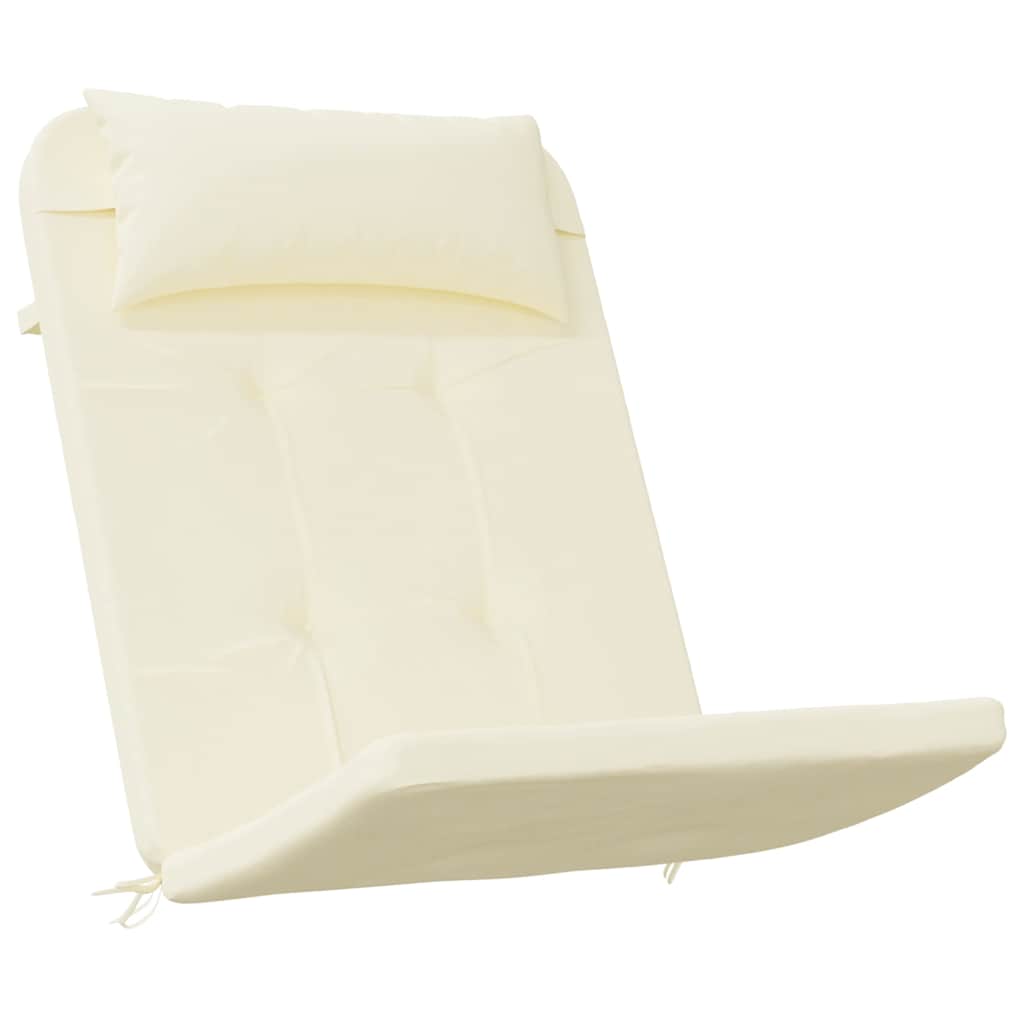 Vidaxl Chair Cushions 2 St Adirondack Oxford Fabric Crème Intelli