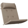 VidaXL coussins de chaise 2 pcs tissu oxford adirondack taupe