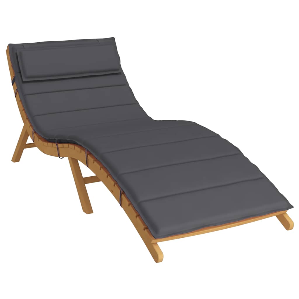 Vidaxl Lounger Cushion 180x60x3 cm Oxford Fabric Anthracite -Colored