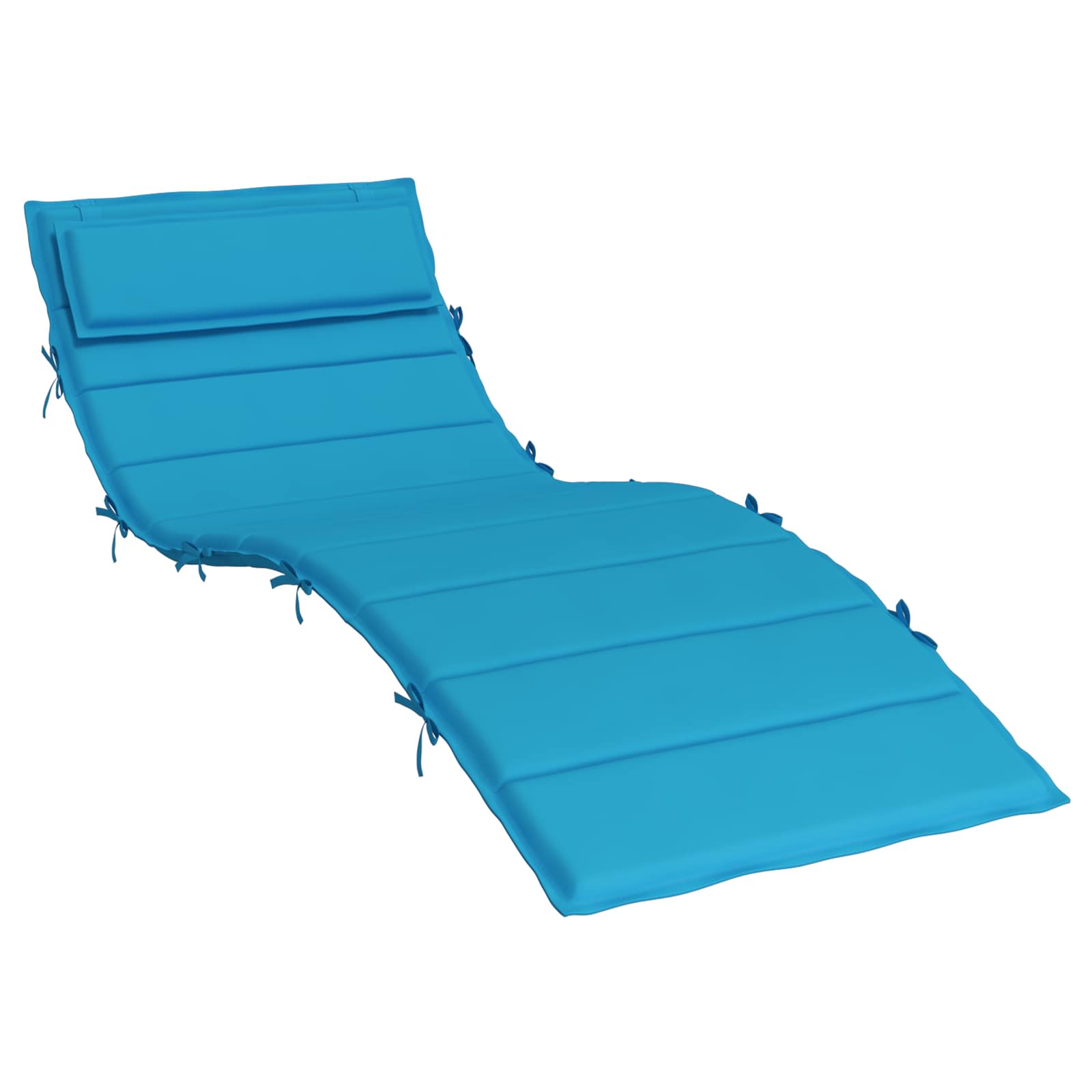 VidaXL coussin de chaise longue bleu clair 178 x 60 x 4 cm tissu oxford