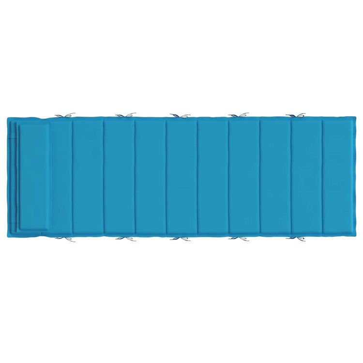 VidaXL coussin de chaise longue bleu clair 178 x 60 x 4 cm tissu oxford