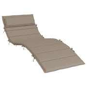 Vidaxl Lounge Cushion 180x60x3 cm Oxford tissu taupe - afbeelding 2