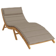 Vidaxl Lounge Cushion 180x60x3 cm Oxford tissu taupe - afbeelding 3