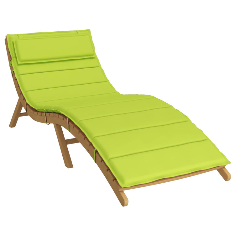 Vidaxx coussin de transat vert 178 x 60 x 4 cm tissu oxford