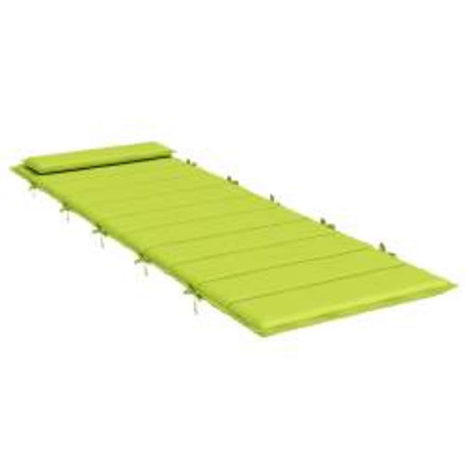 Vidaxx coussin de transat vert 178 x 60 x 4 cm tissu oxford