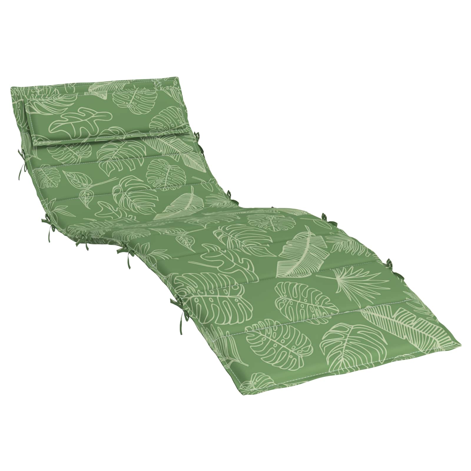 Vidaxx coussin de transat vert 178 x 60 x 4 cm tissu oxford