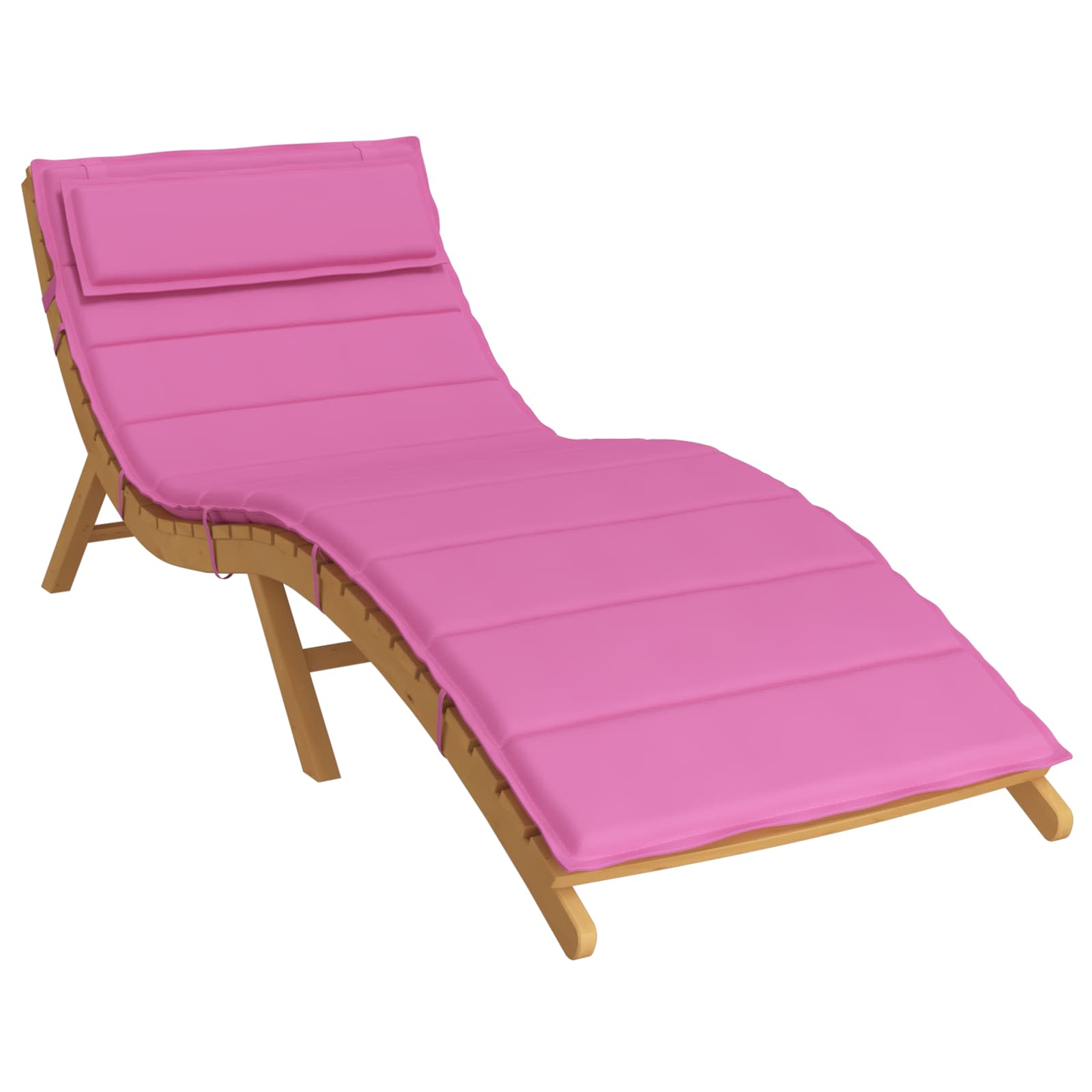 VidaXL coussin de chaise longue rose 178 x 60 x 4 cm tissu oxford
