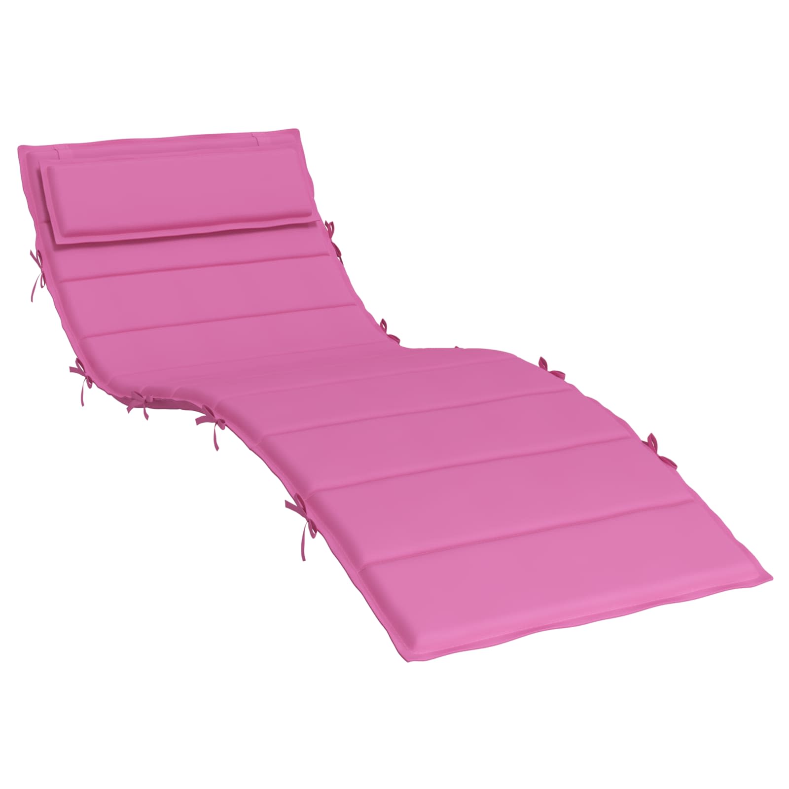 VidaXL coussin de chaise longue rose 178 x 60 x 4 cm tissu oxford