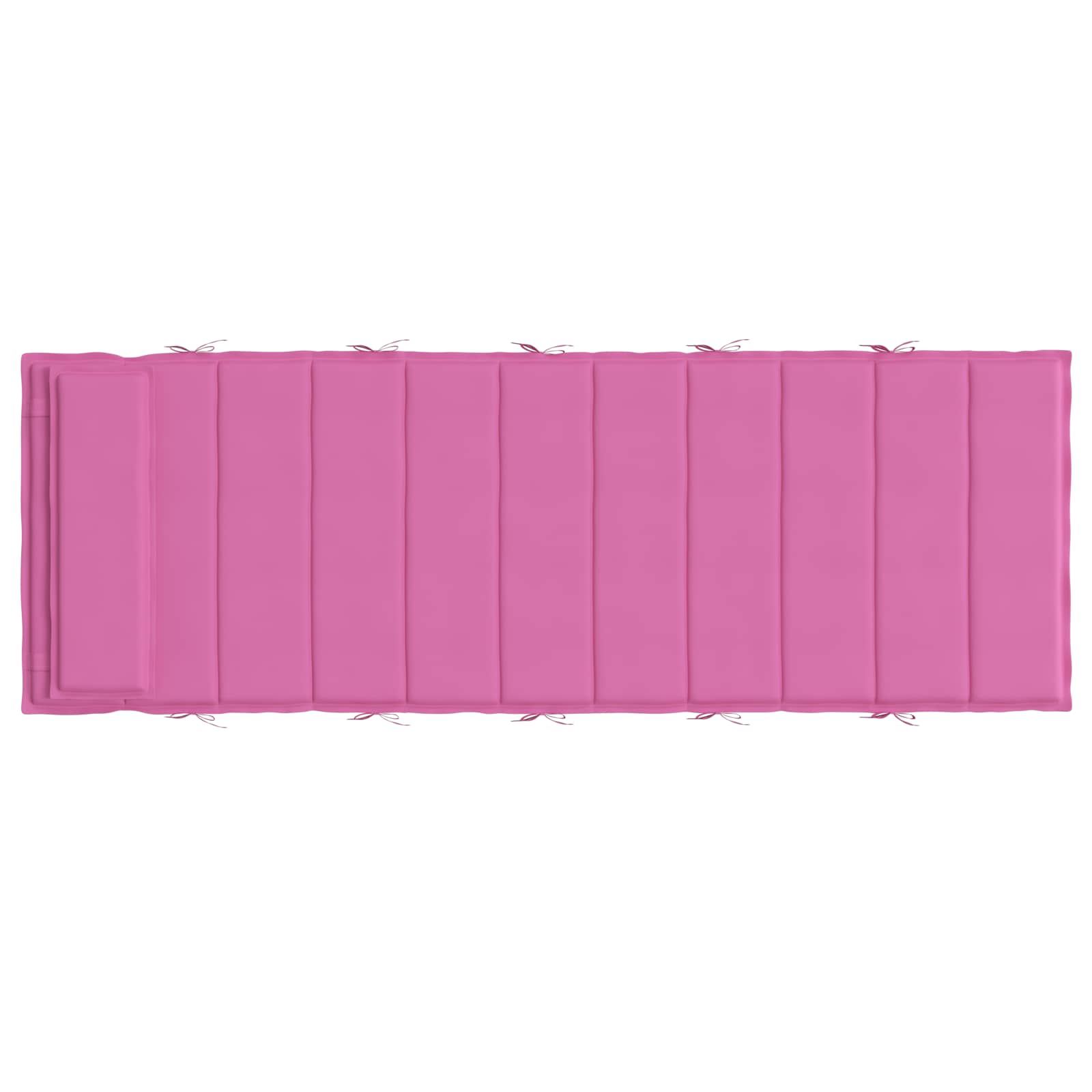 VidaXL coussin de chaise longue rose 178 x 60 x 4 cm tissu oxford
