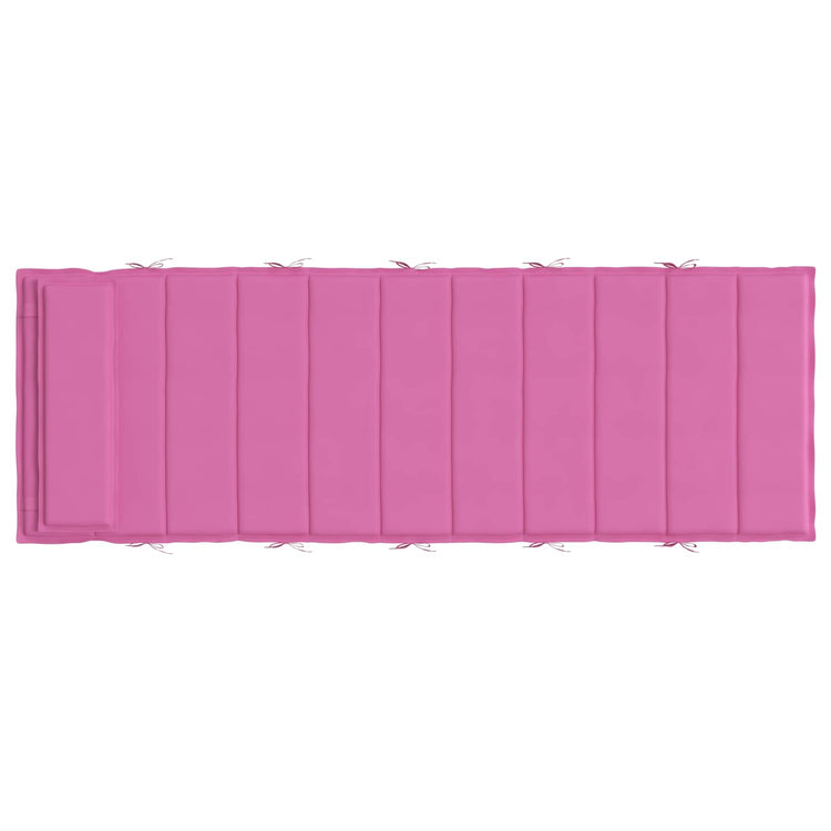 VidaXL coussin de chaise longue rose 178 x 60 x 4 cm tissu oxford